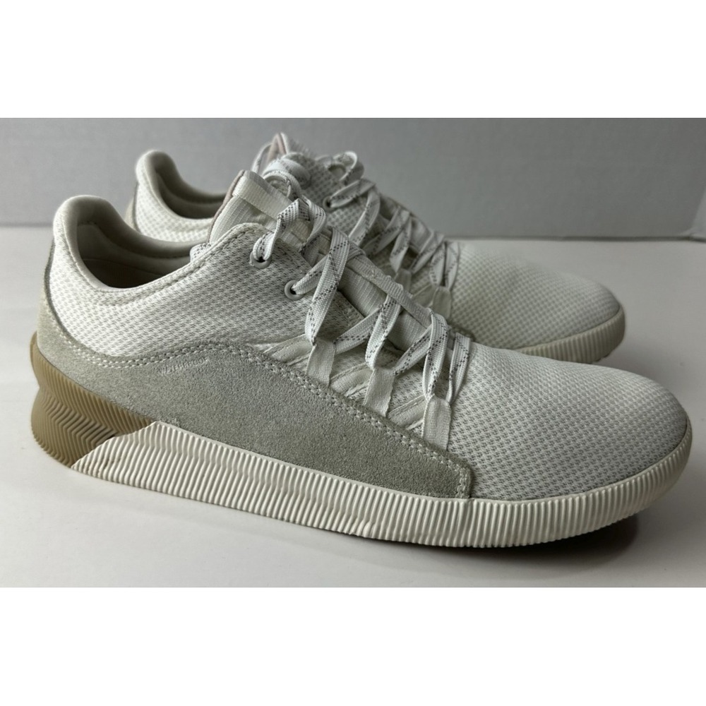 Sorel Women's Out 'N About Lace up Shoes Low Sneakers Ivory Off White Size 10